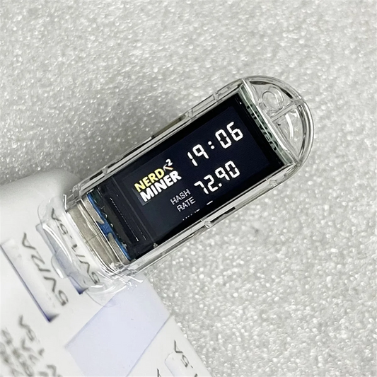 Mini BTC NerdMiner USB V2 74KH/S Lottery Miner with Display